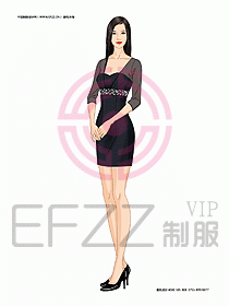 KTV男女服務(wù)員制服設(shè)計(jì)圖439