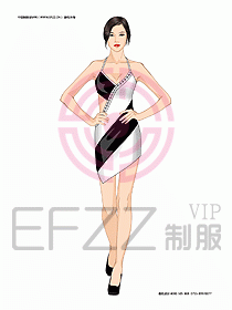 KTV男女服務(wù)員制服設(shè)計(jì)圖442