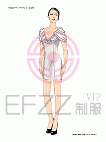 KTV男女服務(wù)員制服設(shè)計圖443