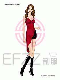 KTV男女服務(wù)員制服設(shè)計(jì)圖452