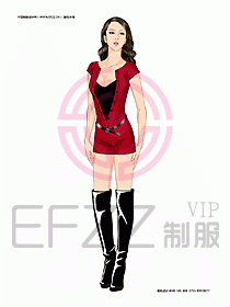 KTV男女服務員制服設計圖454