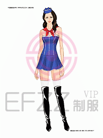 KTV男女服務(wù)員制服設(shè)計(jì)圖464
