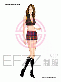 KTV男女服務(wù)員制服設(shè)計圖468