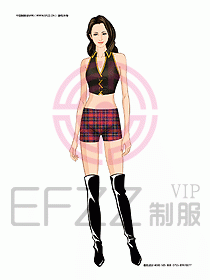 KTV男女服務(wù)員制服設(shè)計(jì)圖469