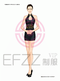 KTV男女服務(wù)員制服設(shè)計圖479
