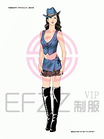 KTV男女服務(wù)員制服設(shè)計(jì)圖487