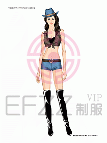 KTV男女服務員制服設計圖486