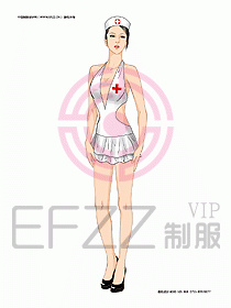 KTV男女服務(wù)員制服設(shè)計(jì)圖490