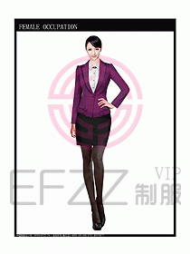 時尚職業(yè)女西服設(shè)計圖696