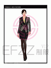 時(shí)尚職業(yè)女西服設(shè)計(jì)圖711