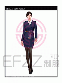 時尚職業(yè)女西服設(shè)計圖708