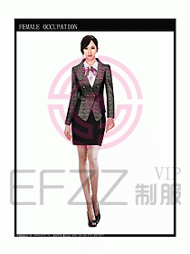 時尚職業(yè)女西服設計圖715