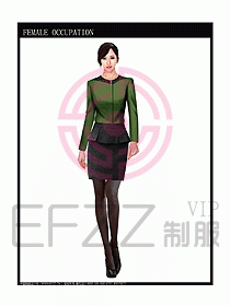 時(shí)尚職業(yè)女西服設(shè)計(jì)圖731