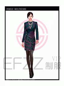 時(shí)尚職業(yè)女西服設(shè)計(jì)圖733