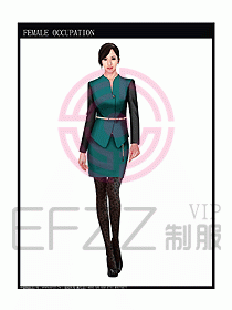 時尚職業(yè)女西服設(shè)計圖741