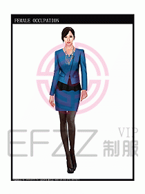時(shí)尚職業(yè)女西服設(shè)計(jì)圖744