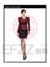 時尚職業(yè)女西服設(shè)計圖749