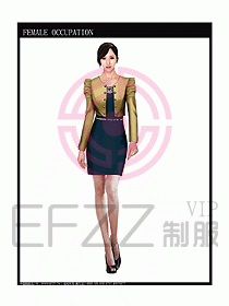 時(shí)尚職業(yè)女西服設(shè)計(jì)圖753