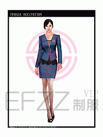 時尚職業(yè)女西服設(shè)計圖757