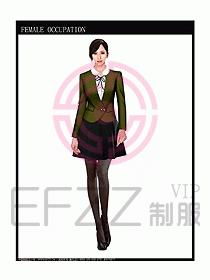 時尚職業(yè)女西服設(shè)計圖763