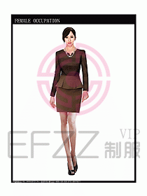 時(shí)尚職業(yè)女西服設(shè)計(jì)圖762