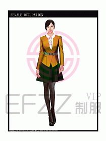 時(shí)尚職業(yè)女西服設(shè)計(jì)圖765