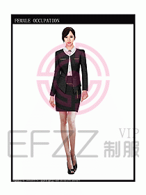 時(shí)尚職業(yè)女西服設(shè)計(jì)圖776