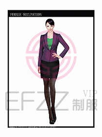 時(shí)尚職業(yè)女西服設(shè)計(jì)圖779