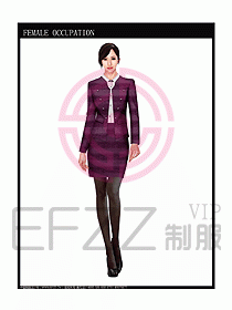 時(shí)尚職業(yè)女西服設(shè)計(jì)圖786