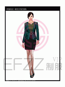 時(shí)尚職業(yè)女西服設(shè)計(jì)圖788