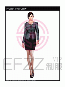 時尚職業(yè)女西服設(shè)計圖792