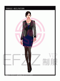 時尚職業(yè)女西服設計圖795