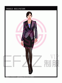 時(shí)尚職業(yè)女西服設(shè)計(jì)圖799