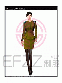 時尚職業(yè)女西服設(shè)計圖808