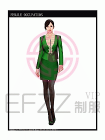 時(shí)尚職業(yè)女西服設(shè)計(jì)圖807