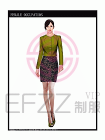 時(shí)尚職業(yè)女西服設(shè)計(jì)圖809