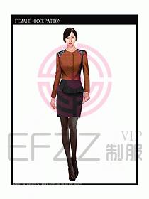 時(shí)尚職業(yè)女西服設(shè)計(jì)圖814
