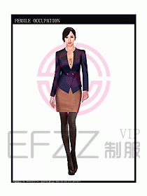 時(shí)尚職業(yè)女西服設(shè)計(jì)圖822