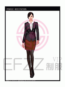 時(shí)尚職業(yè)女西服設(shè)計(jì)圖821