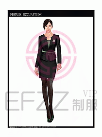 時尚職業(yè)女西服設計圖825
