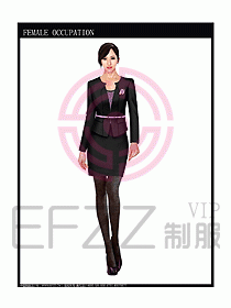 時尚職業(yè)女西服設(shè)計圖828