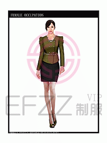 時(shí)尚職業(yè)女西服設(shè)計(jì)圖832