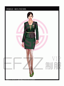時(shí)尚職業(yè)女西服設(shè)計(jì)圖836