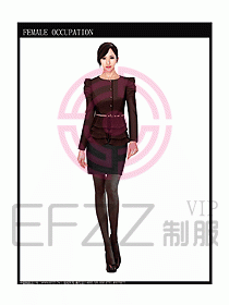 時(shí)尚職業(yè)女西服設(shè)計(jì)圖838