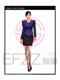 時尚職業(yè)女西服設計圖835