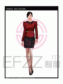 時(shí)尚職業(yè)女西服設(shè)計(jì)圖840