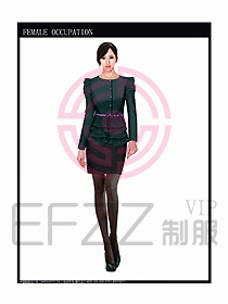 時尚職業(yè)女西服設計圖841