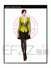 時(shí)尚職業(yè)女西服設(shè)計(jì)圖851