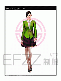 時尚職業(yè)女西服設計圖848