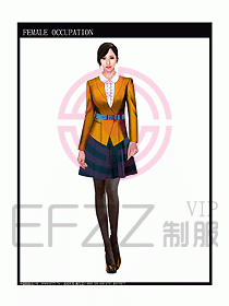 時(shí)尚職業(yè)女西服設(shè)計(jì)圖855